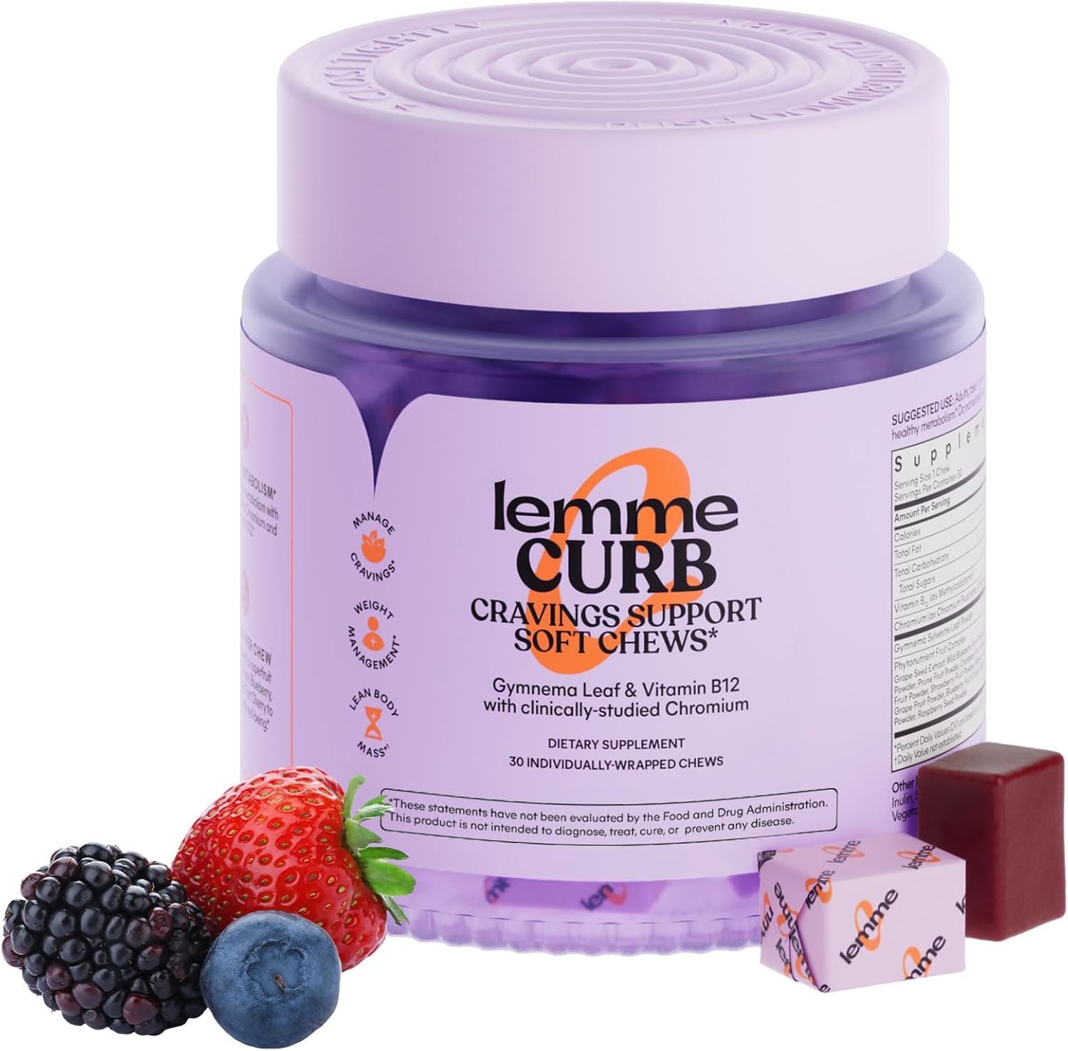 Lemme Curb Cravings Chews - Metabolism & Appetite Support