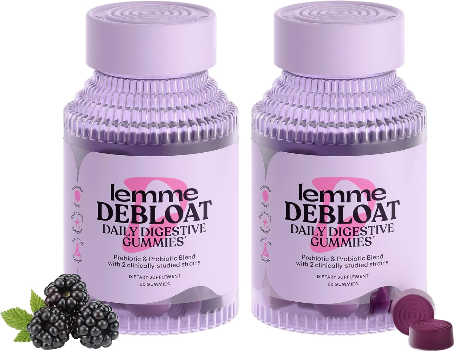 Lemme Debloat - Digestive & Gut Health Probiotic Gummies