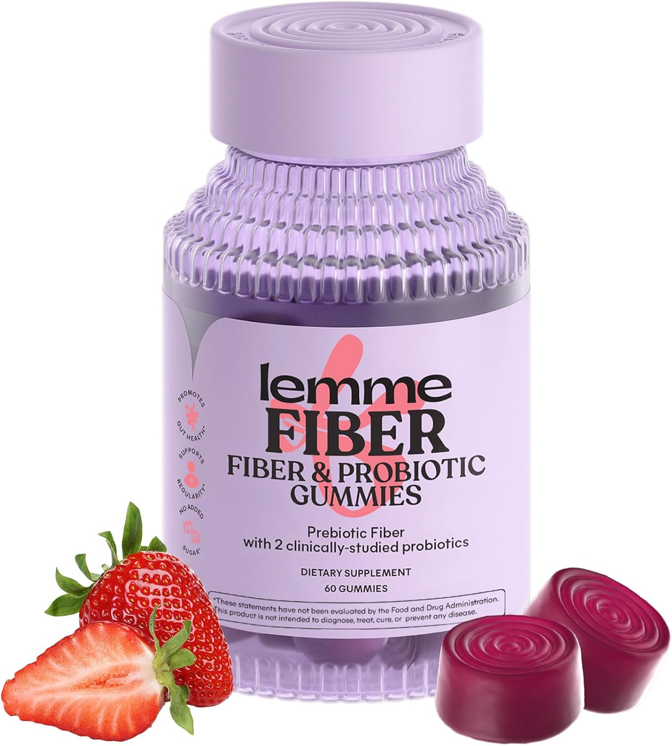 Lemme Fiber & Probiotic Gummies for Digestive Health