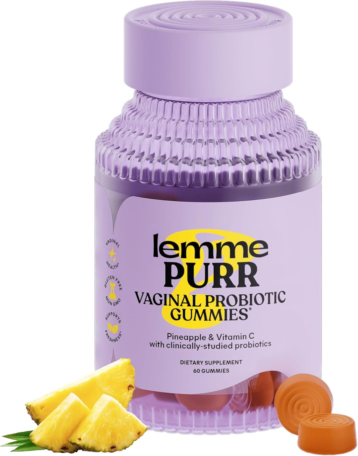 Lemme Purr Vaginal Probiotic Gummies for Women's Health